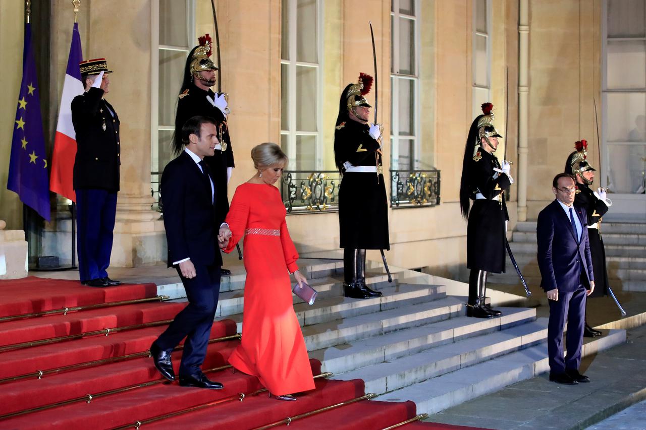 Emmanuel Macron i Brigitte Macron