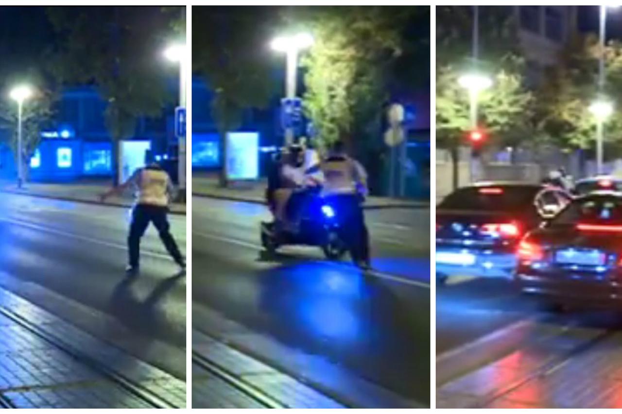 pokušao pregaziti policajca