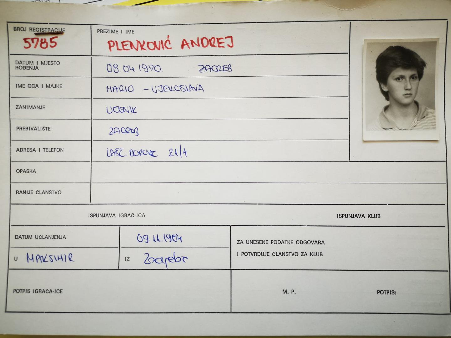 "Uvijek je bio kolovođa. Kad je bio u srednjoj školi, sjećam se, u našem stanu uvijek je bilo po pet-šest njegovih kolega, oko njega se uvijek vrtjelo društvo kaže Mario Plenković", rekao je svojedobno za Andreja njegov otac