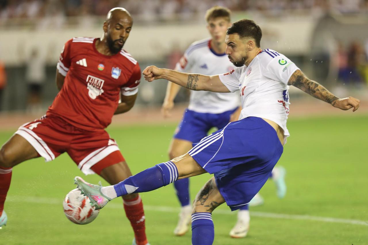 Split: Druga utakmica drugog kola kvalifikacija za ulazak u UEFA Konferencijsku ligu,  HNK Hajduk Split - FC Zira