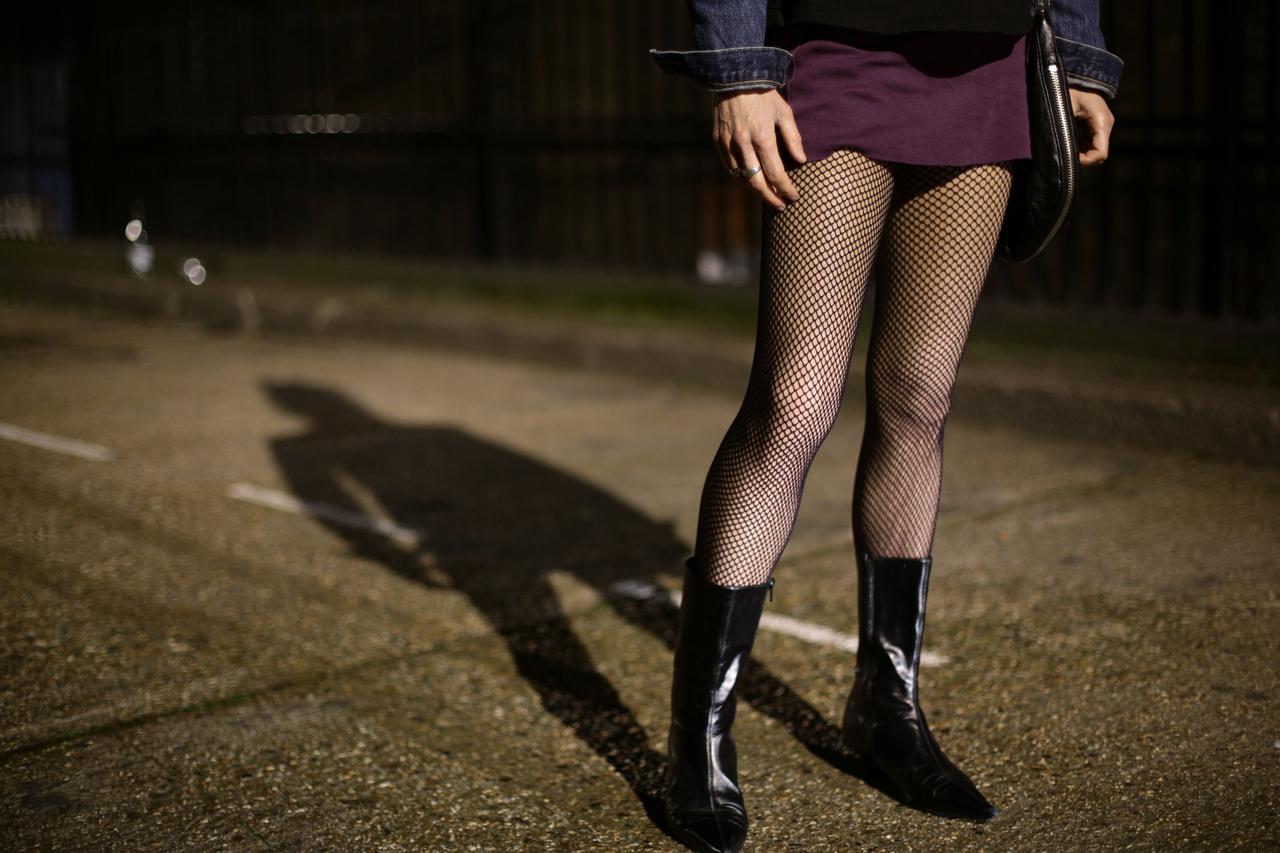 Prostitute StockPICTURE POSED BY MODEL Stock photo of a sex worker in Victoria, London.Yui Mok Photo: Press Association/PIXSELL