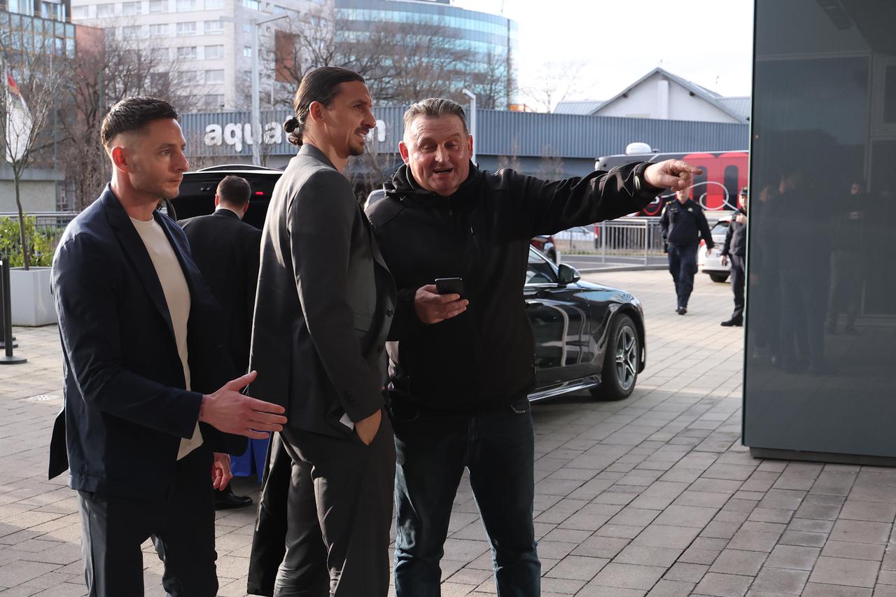 Zlatan Ibrahimovi? vi?en ispred hotela u Zagrebu