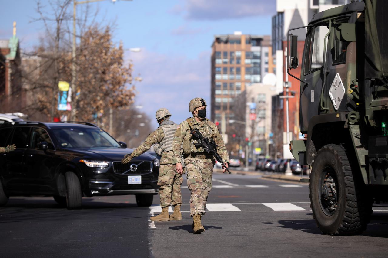Osiguranje na inauguraciji Joe Bidena