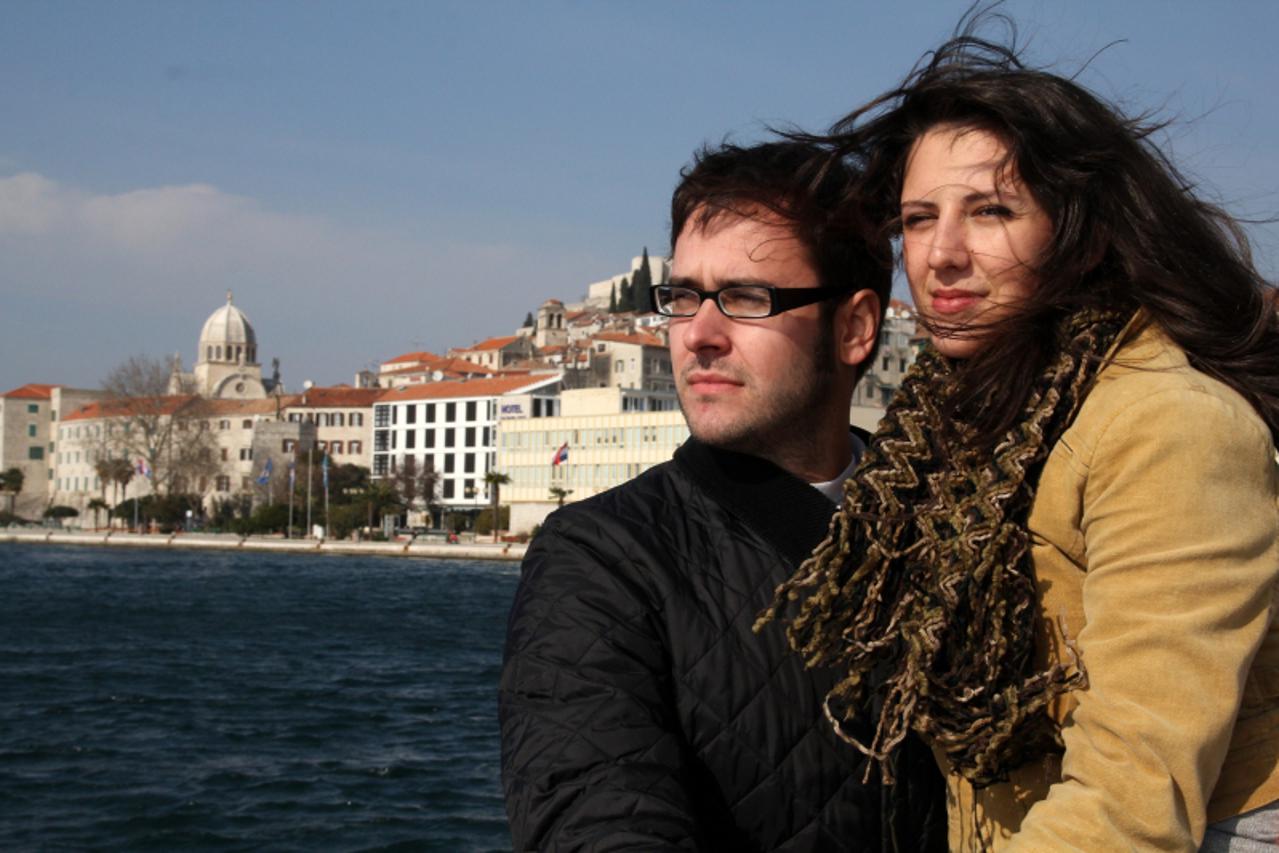 \'23.02.2011.,u008Aibenik-EXKLUZIVA Mladi bracni par Petra Perkov i Marko Saric planiraju se preseliti u London zbog zaposlenja Photo: Dusko Jaramaz/PIXSELL\'