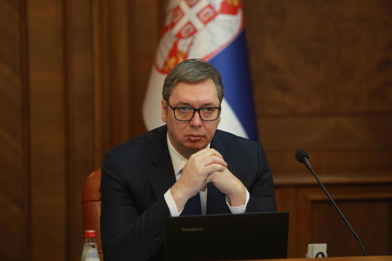 Beograd: Predsjednik Srbije Aleksandar Vučić sudjelovao na sjednici Vlade Srbije koja je raspravljala o Kosovu