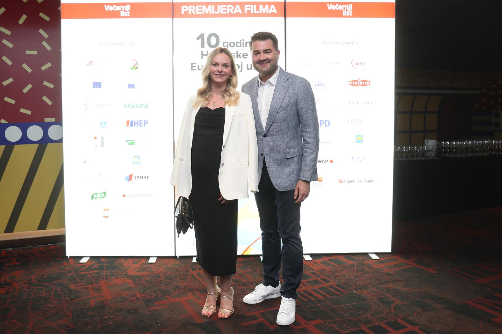 28.06.2023., Zagreb - Premijera filma Vecernjeg Lista "10 godina Hrvatske u Europskoj uniji" Photo: Matija Habljak/PIXSELL