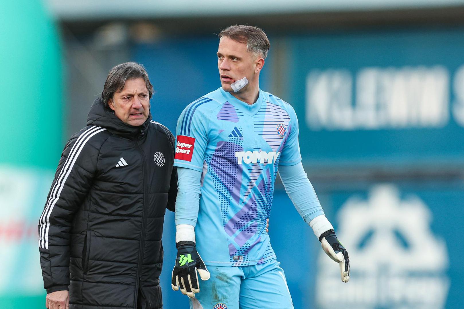 Nakon utakmice je Hajduk objavio fotografije Lučićevih ozljeda.