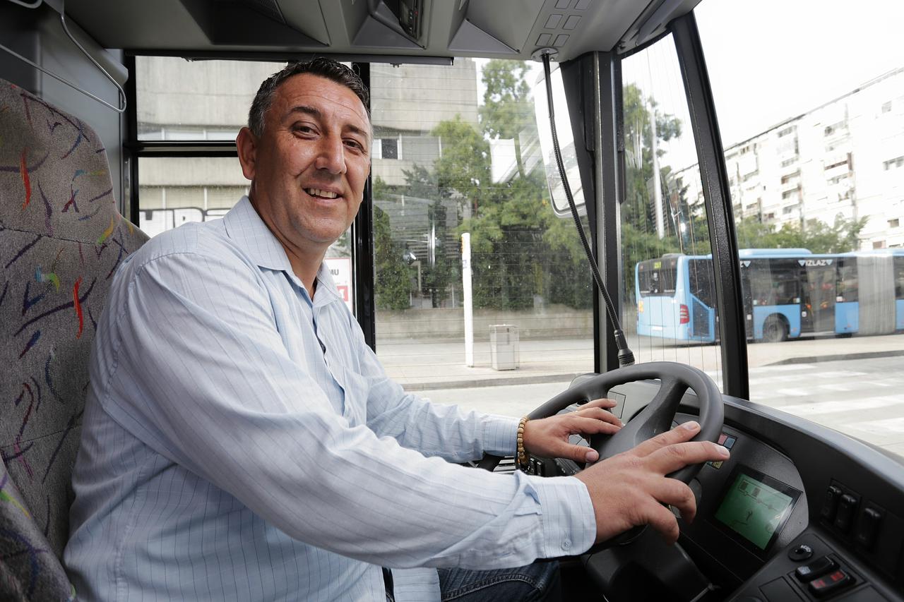 03.09.2015., Zagreb - Petar Bijelic, vozac autobusa, djelatnik ZET-a, redoviti darivatelj krvi i darivatelj maticnih stanica koji je humanom gestom nedavno spasio ljudski zivot.  Photo: Tomislav Miletic/PIXSELL