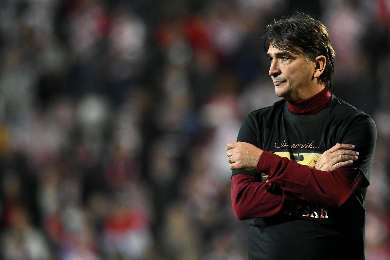 Slavlje nogometaša Hrvatske nakon pobjede nad Farskim otocima i plasmana na Svjetsko prvenstvo