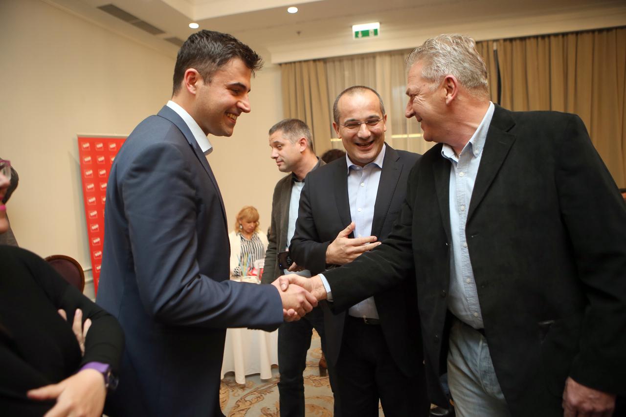 Davor Bernardić, Orsat Miljenić i Ranko Ostojić