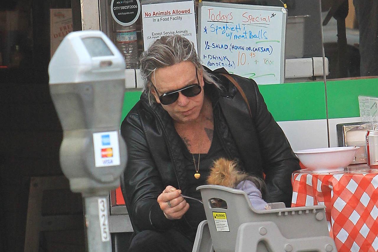 Mickey Rourke i Axl Rose