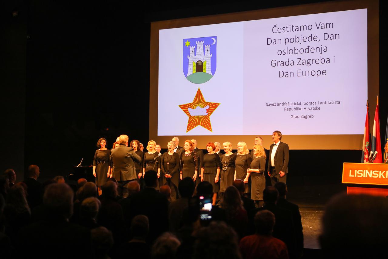 Zagreb: Svečana akademija u povodu obilježavanja Dana pobjede nad fašizmom