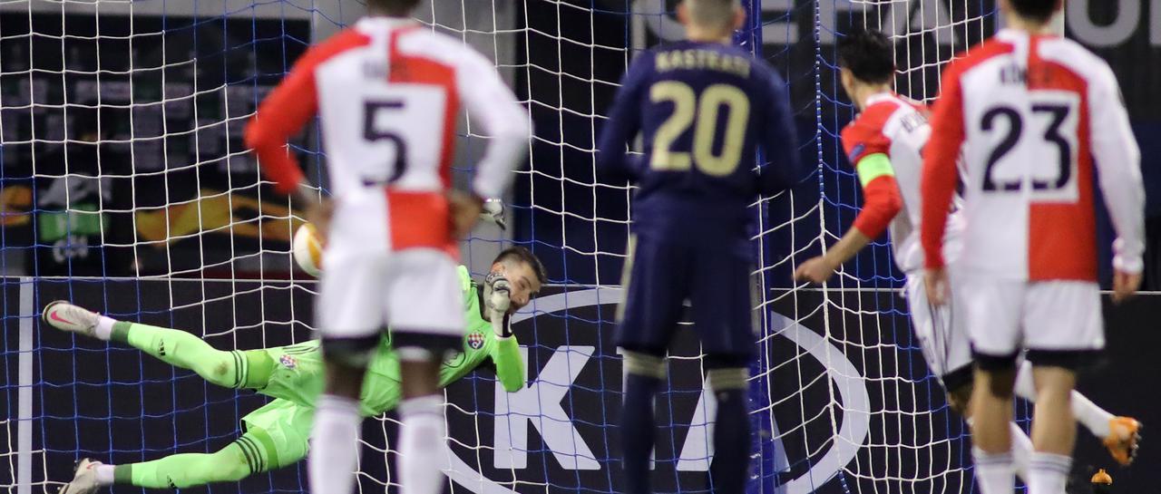 Remi na Maksimiru: Livaković obranio penal Feyenoordu pa Dinamo promašivao prilike