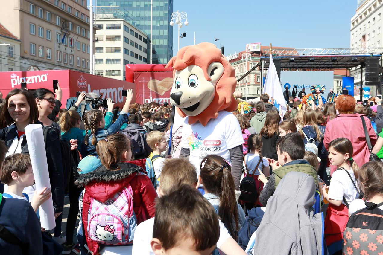 Zagreb: Svečano otvorene 23. Sportske igre mladih