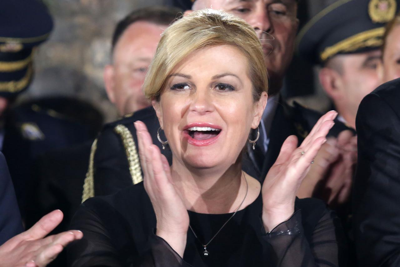 Predsjednica Kolinda Grabar Kitarović u Kninu