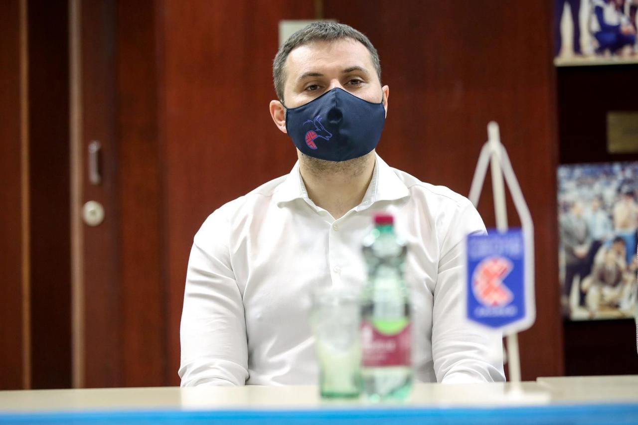 Zagreb: Predstavljanje novog trenera KK Cibone Vladimira Jovanovića