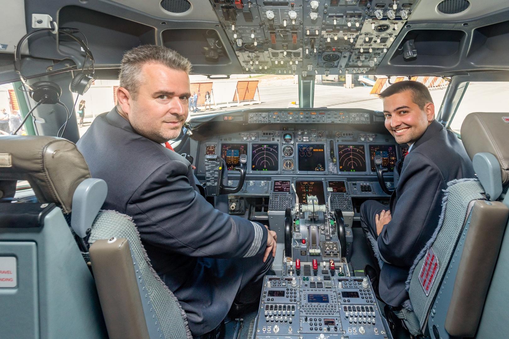 29.05.2021., Pula - U pulskoj zracnoj luci predstavljena je nova hrvatska zrakoplovna tvrtka ETF AIRWAYS te njihov prvi putnicki zrakoplov Boeing 737-800. Photo: Srecko Niketic/PIXSELL