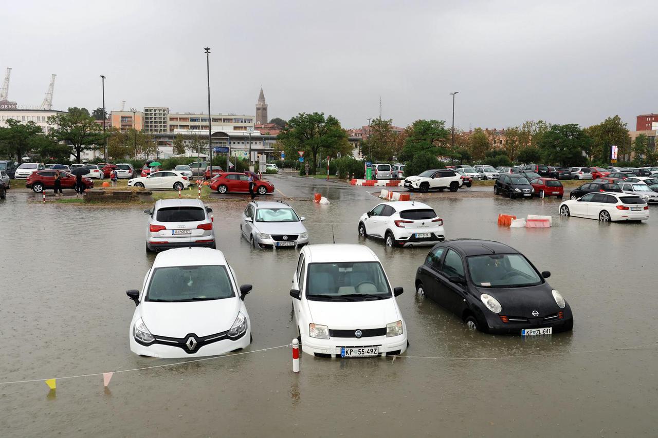 Poplava u Kopru nakon nevremena