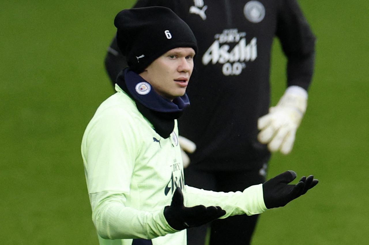 UEFA Champions League - Manchester City Training