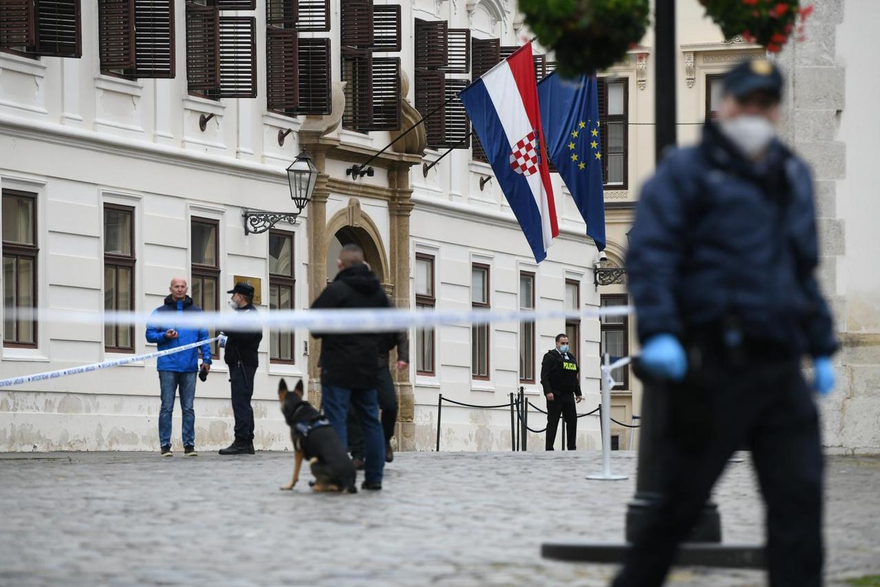 Zagreb: Na Trgu svetog Marka upucan je policajac