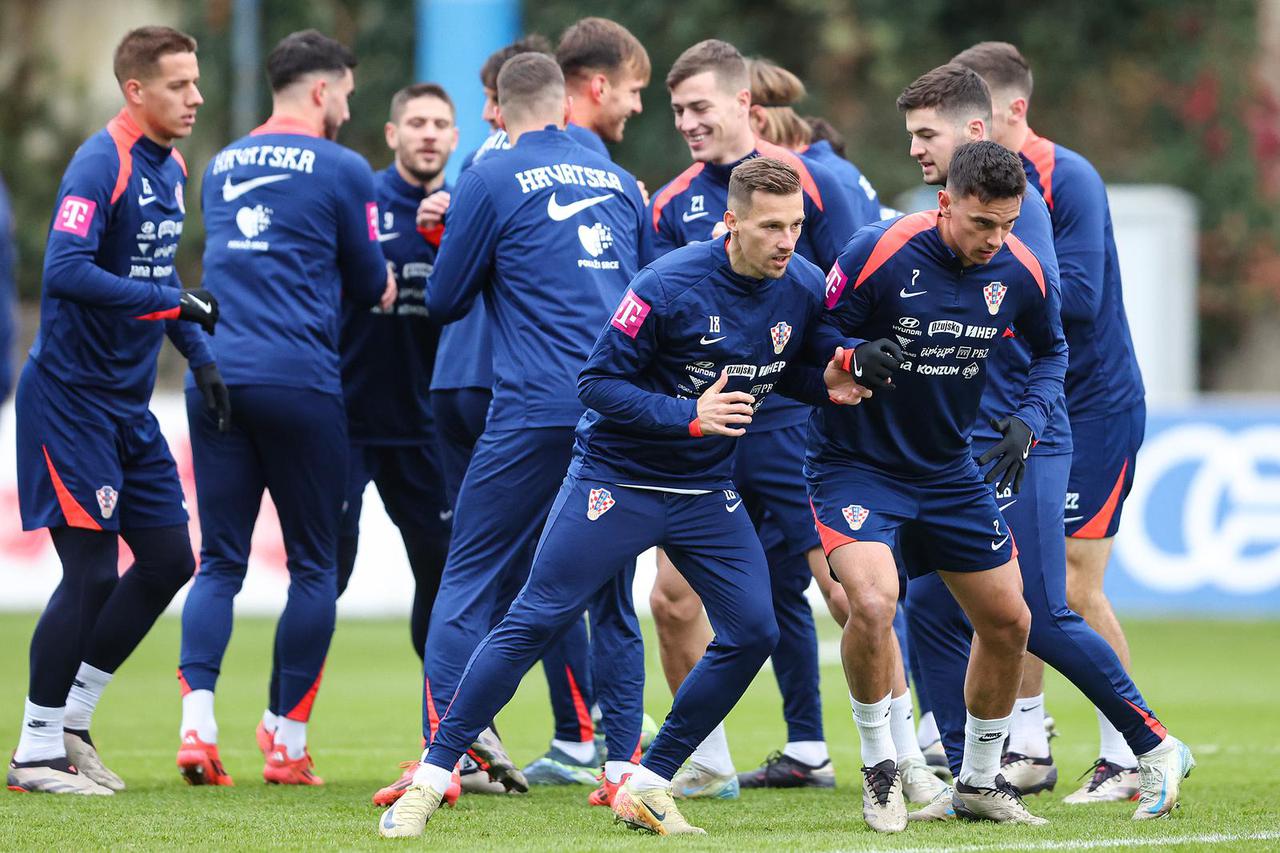 Zagreb: Izabranici Zlatka Dalića odradili trening uoči odlaska u Škotsku