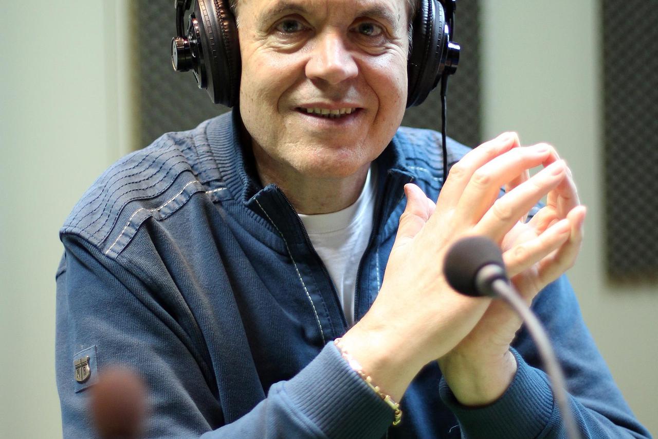 26.05.2015., Zagreb - Ljudevit Grguric Grga, urednik i autor projekta na Drugom programu Hrvatskog radija.  Photo: Goran Jakus/PIXSELL