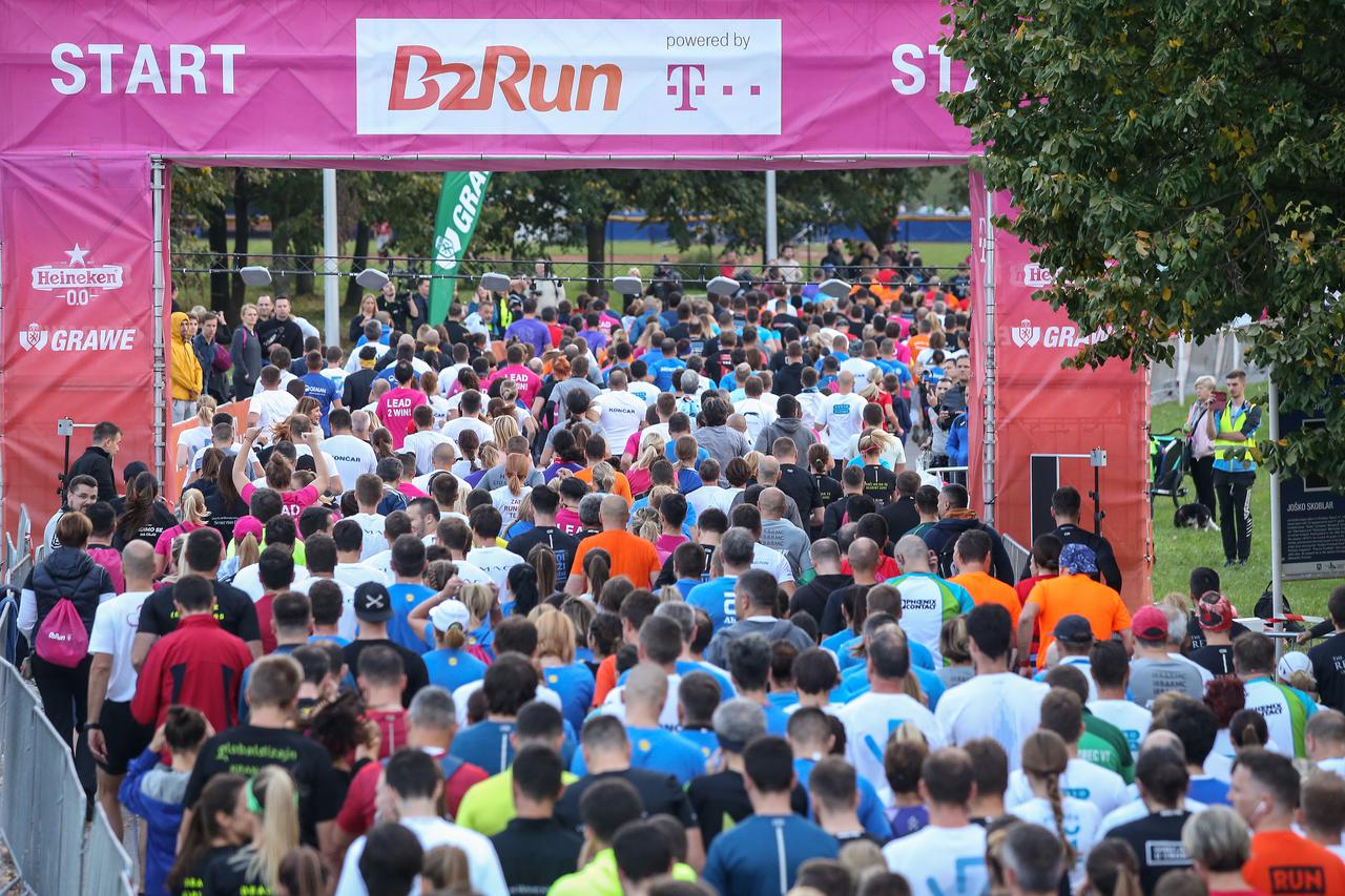 Zagreb: Oko osam tisuća trkača sudjelovalo na utrci B2B RUN