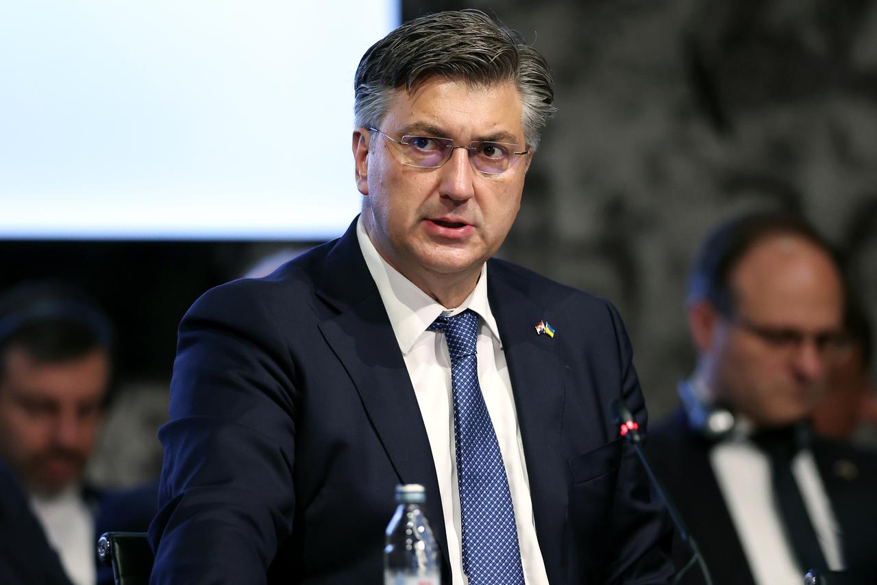 POOL - Zagreb: Predsjednik Ukrajine, Zelenski, obratio se sudionicima summita Međunarodne krimske platforme u NSK