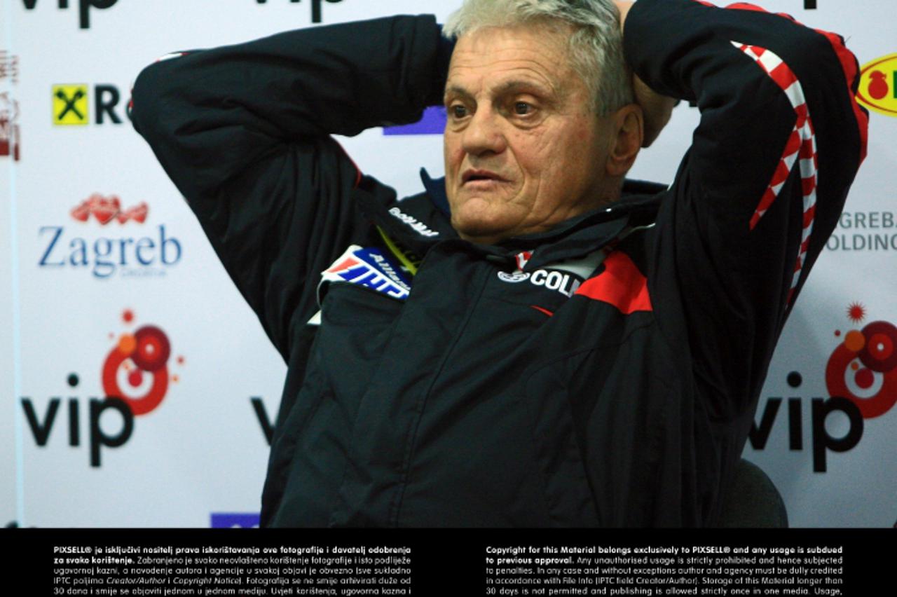 '06.01.2013., Zagreb, Sljeme - Novinska konferencija Ante Kostelica nakon skijaske utrke devetog izdanja Snjezne kraljice. Photo: Borna Filic/PIXSELL'