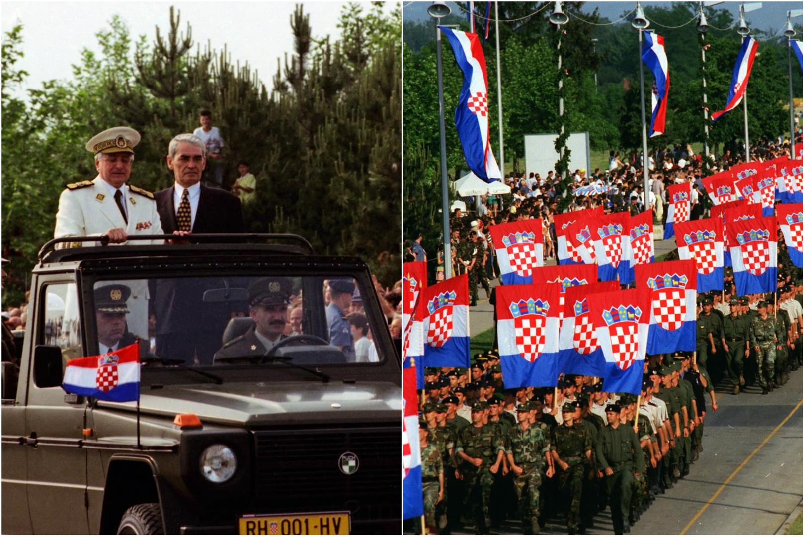 Mimohod Oružanih snaga Republike Hrvatske u povodu svečanog obilježavanja Dana državnosti održan je pred brojnim građanima na zagrebačkom jezeru Jarun  29. svibnja 1995. godine. 

