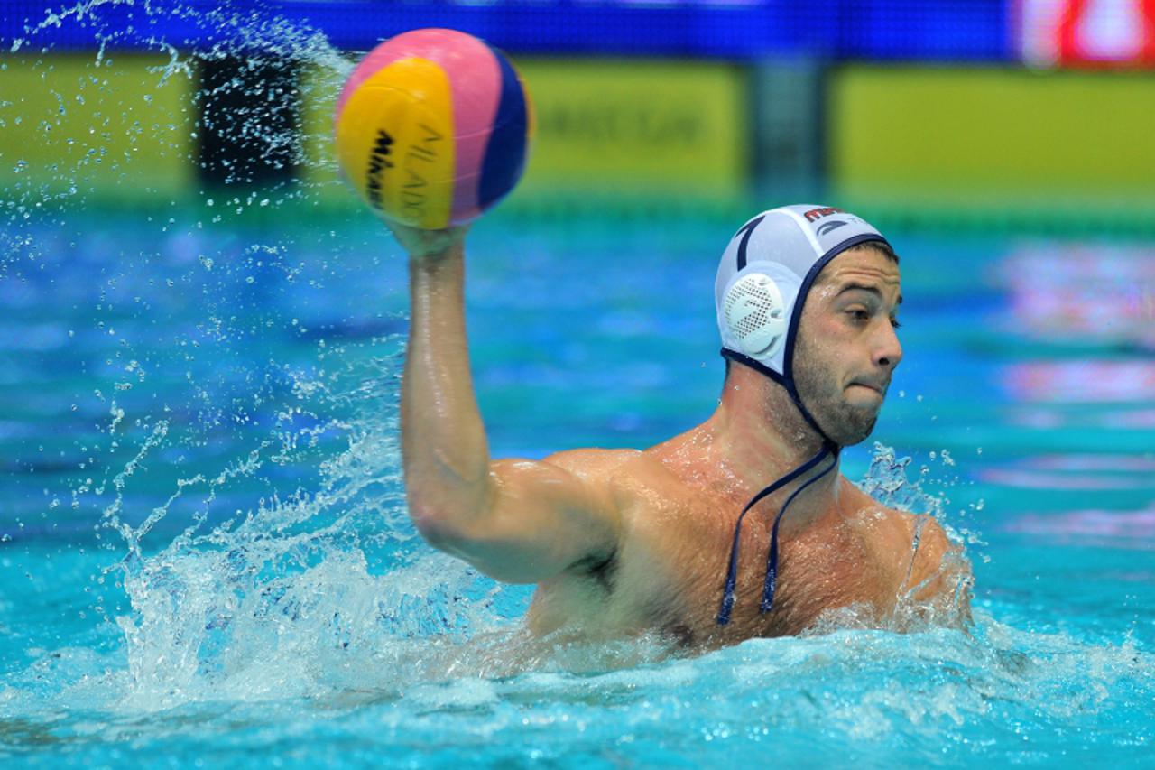 '14.11.2010.,bazen na Mladosti, Zagreb - 1. kolo vaterpolske Eurolige, Mladost - Partizan.Vanja Udovicic. Photo: Antonio Bronic/PIXSELL'