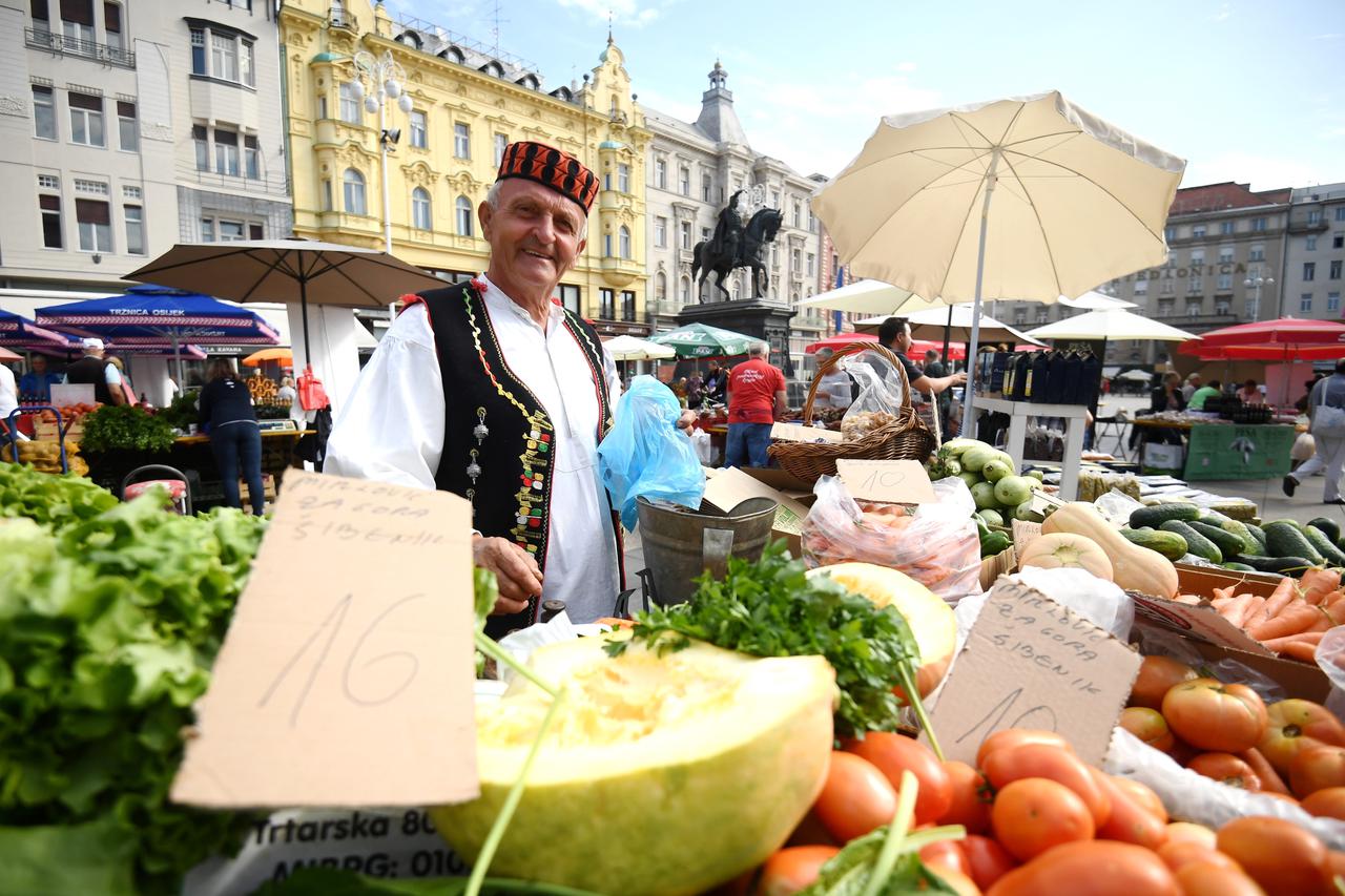 Zagreb: Na Trgu bana Jelačića otvoreni 9. Dani hrvatskih tržnica
