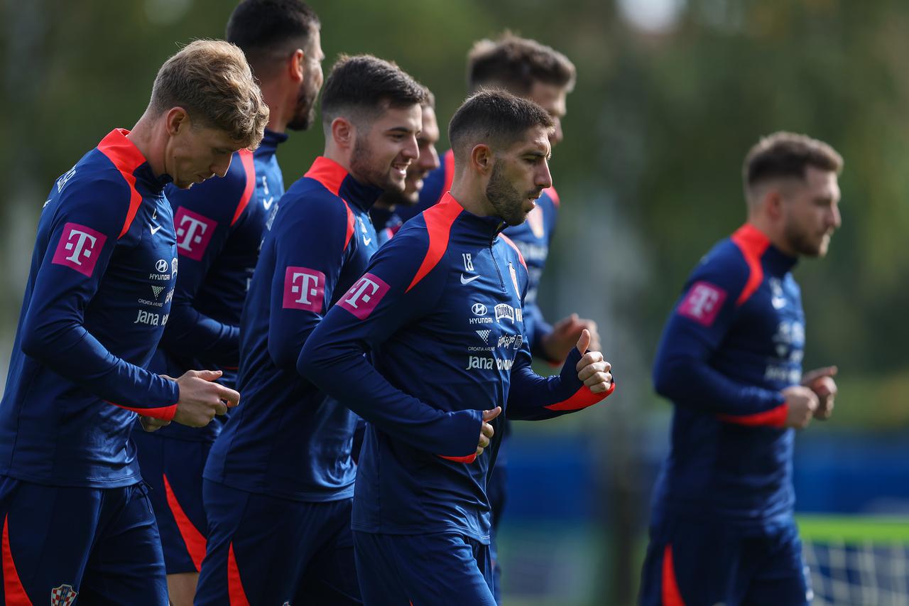 Zagreb: Trening hrvatske nogometne reprezentacije