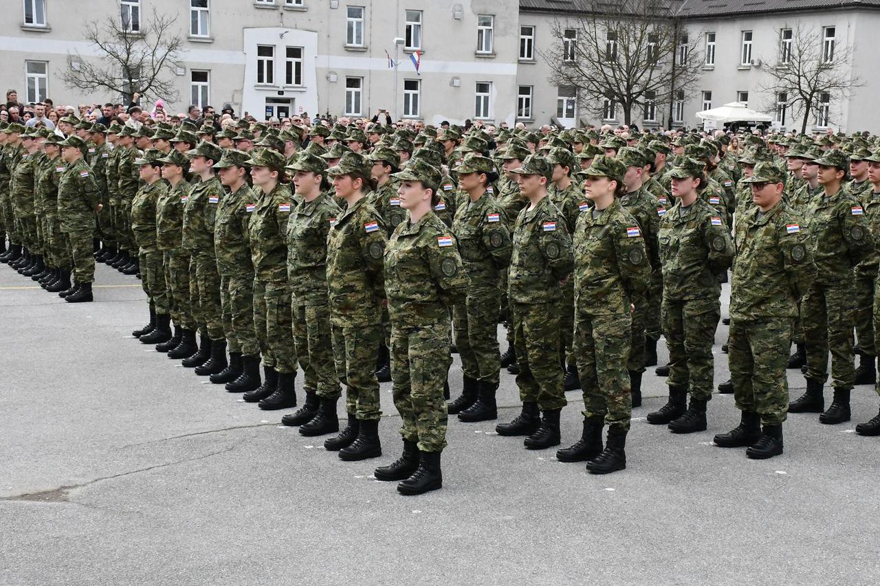 Požega: Svečana prisega ročnika na temeljnom vojnom osposobljavanju