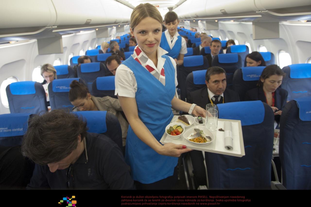 '12.04.2012., Zagreb - Predstavljanje noviteta za ljetnu sezonu Croatia Airlinesa.  Photo: Daniel Kasap/PIXSELL'