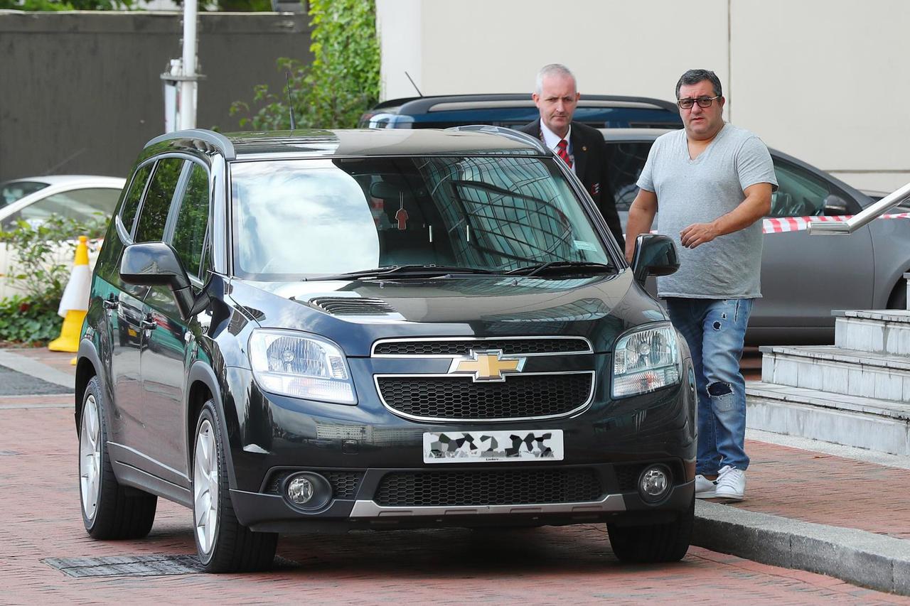 Paul Pogbs's agent Mino Raiola Sighting - Manchester