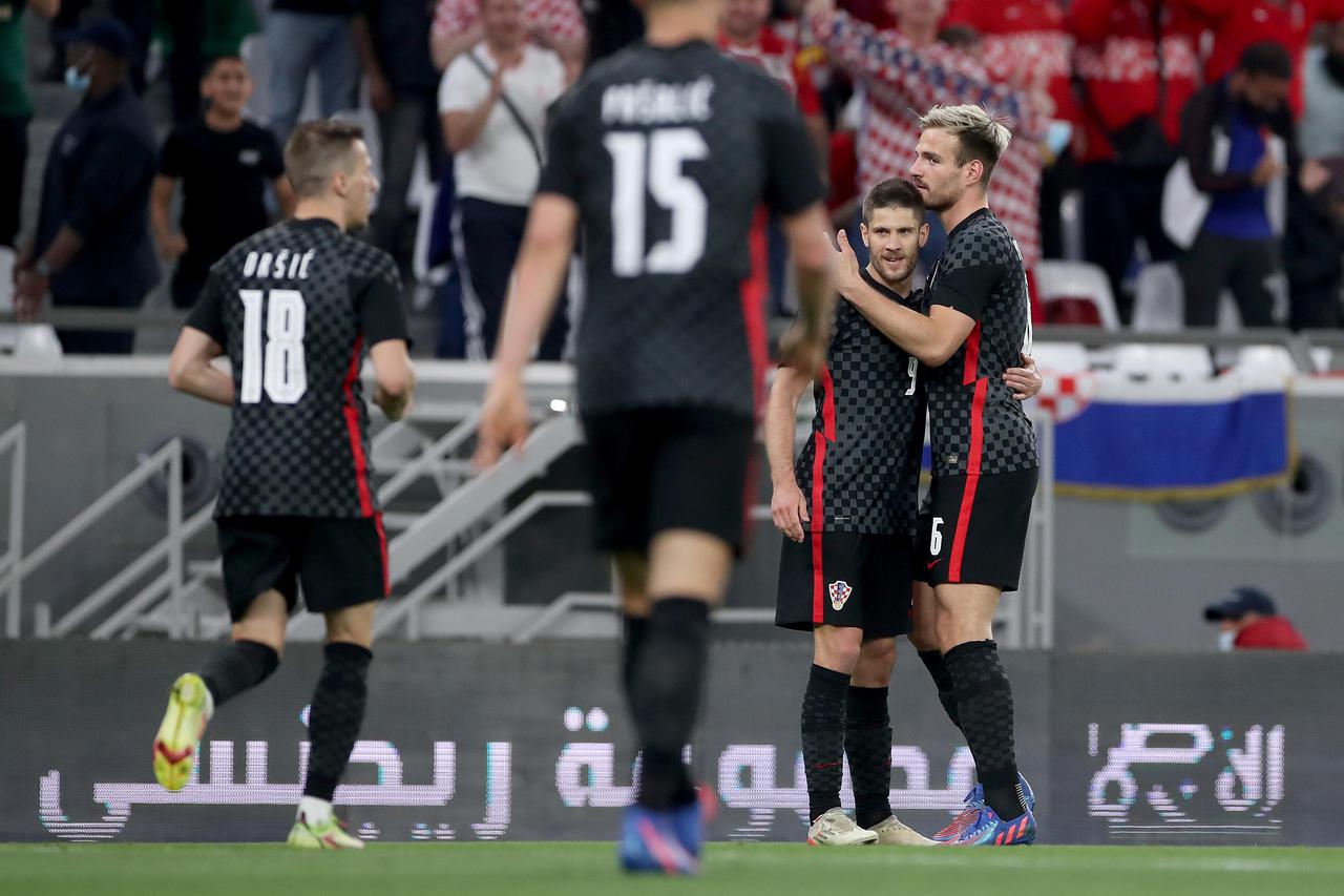 Doha: Prijateljska nogometna utakmica Hrvatska - Bugarska