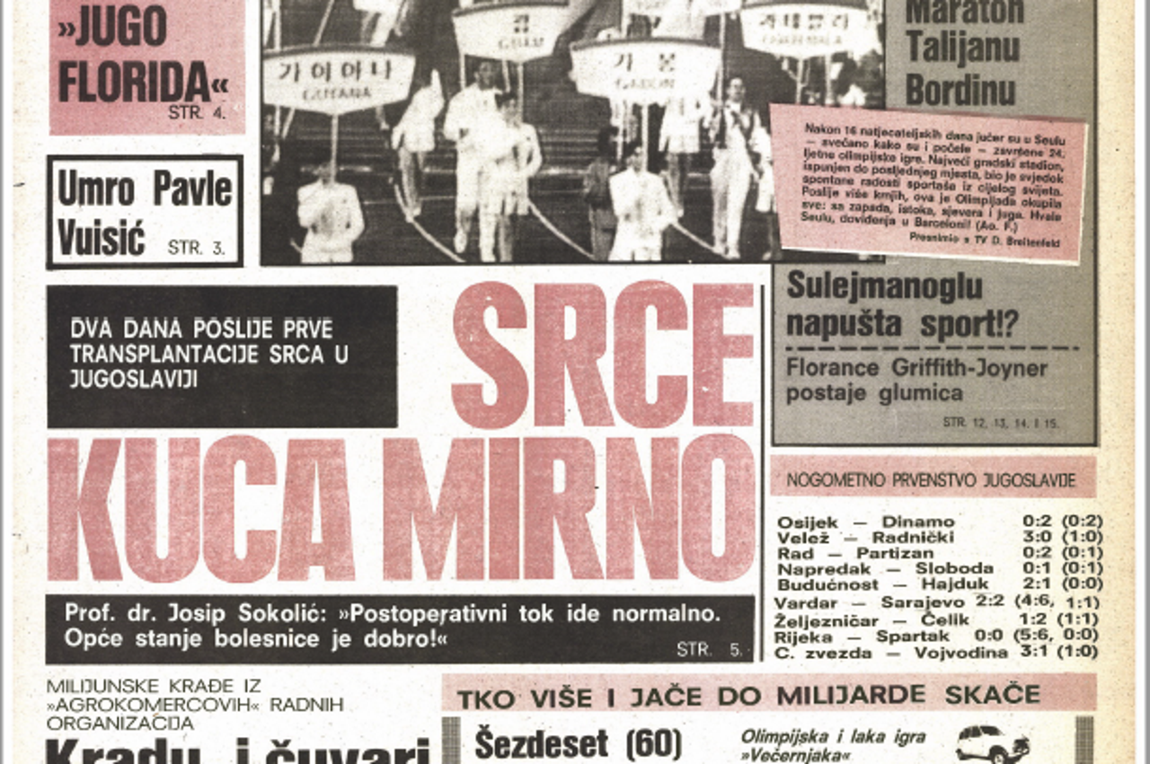 Naslovnice Večernjeg lista