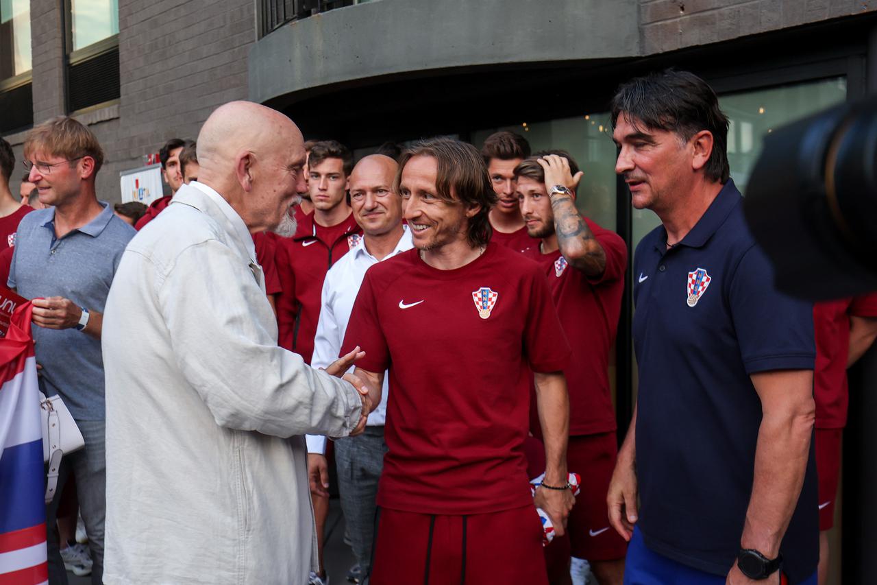 John Malkovich s hrvatskim reprezentativcima