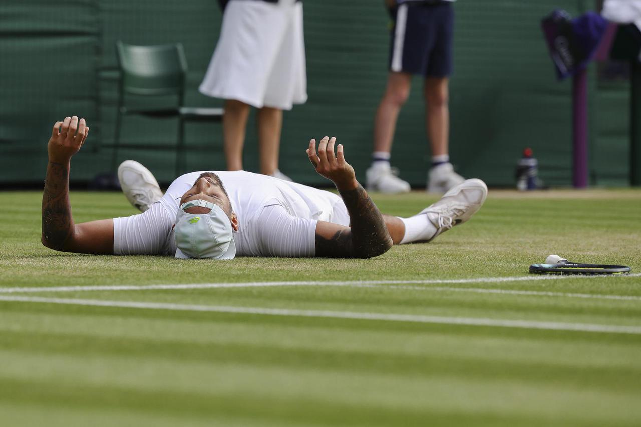 Wimbledon Day 10 Cristian Garin v Nick Kyrgios