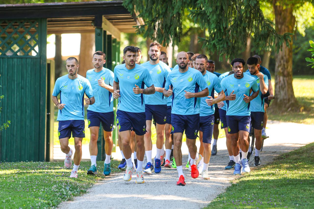Brdo kod Kranja: Trening nogometaša Dinama
