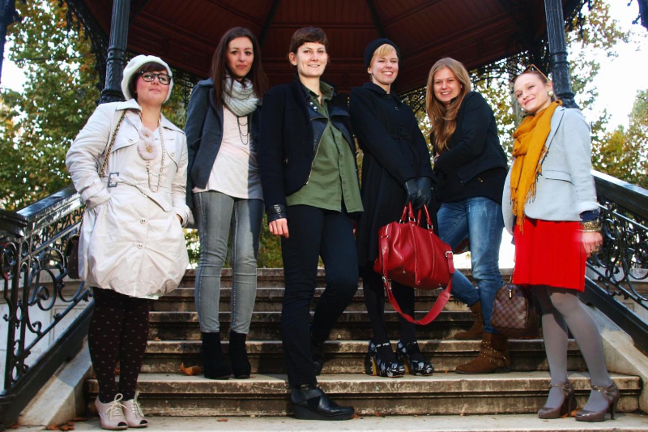 \'27.10.2010. Zrinjevac, Zagreb -Prica o modnim Blogericama.  Photo: Boris Scitar/PIXSELL \'
