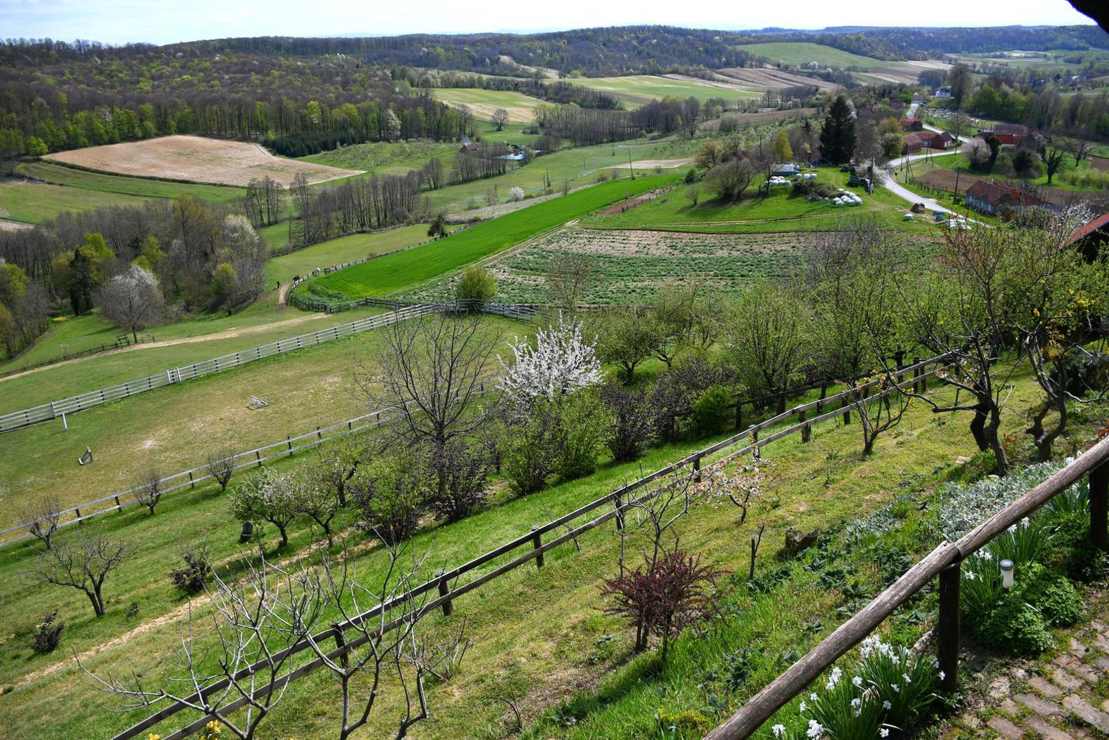12.04.2023., Velika Pisanica - Turisticka patrola Vecernjeg lista, Opcina Velika Pisanica. Srediste, opcina Velika Pisanica. Izletiste Na malenom brijegu u vlasnistvu OPG-a Vlajnic Photo: Damir Spehar/PIXSELL