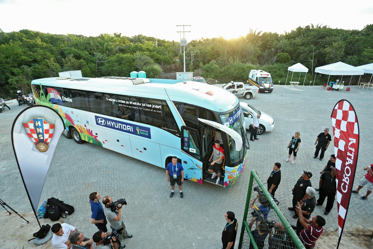 Hrvatska reprezentacija, autobus
