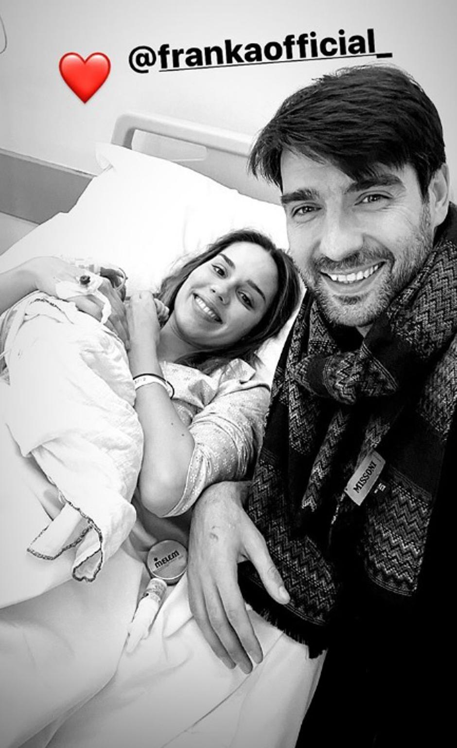 Vedran Ćorluka i Franka Batelić