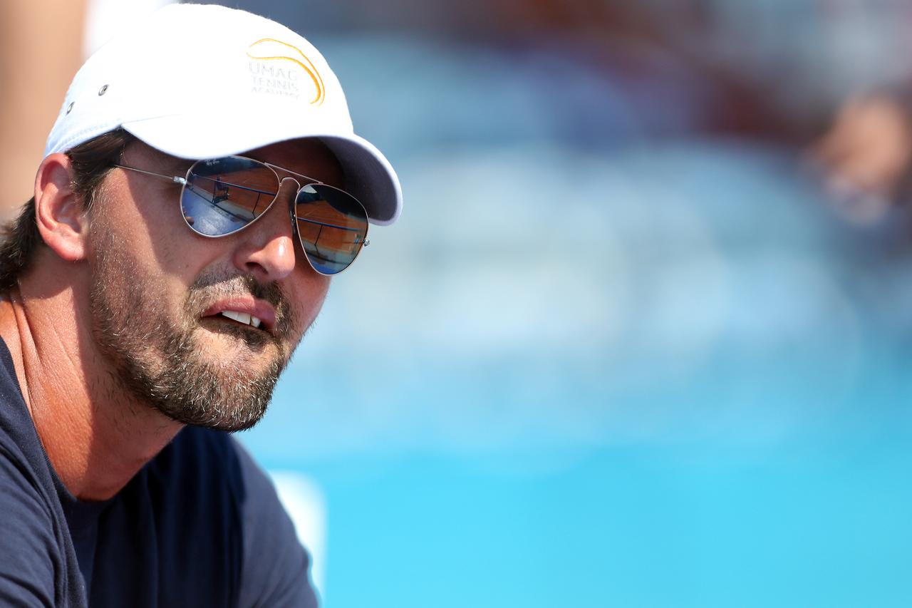 19.07.2014., Umag - 25. Vegeta Croatia Open teniski turnir, kvalifikacijski mecevi. Goran Ivanisevic. Photo: Slavko Midzor/PIXSELL