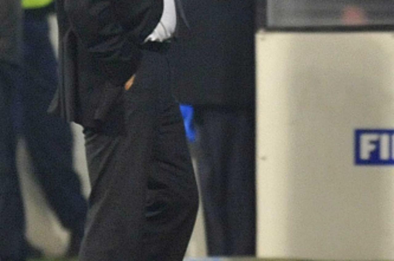 '18.11.2009.,Zenica , BiH - Druga utakmica baraza za svjetsko prvenstvo u Juznoj Africi 2010 izmedu BiH i Portugala koja se igra na Bilinom polju u Zenici. BiH mora dostici prednost Portugala od 1-0 i