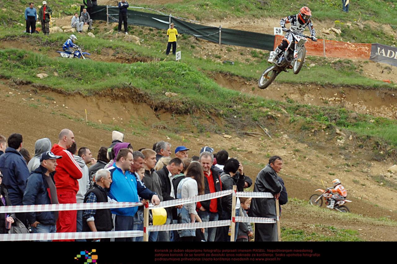 \'22.04.2012., Hrastovica, Petrinja - Utrka Prvenstva Hrvatske u motocrossu u kategorijama MX 50J, MX 65J, MX 85, MX 2 i MX Open odrzana je na stazi Zelena dolina, u organizaciji Motocross kluba Petri