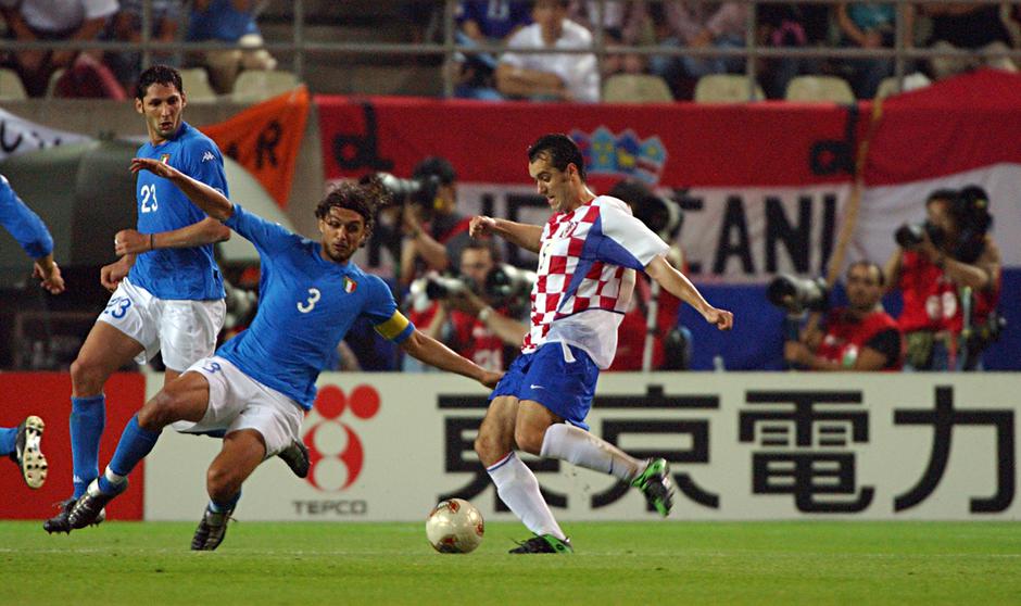 Ibaraki: Svjetsko nogometno prvenstvo, Italija - Hrvatska, 8.6.2002.
