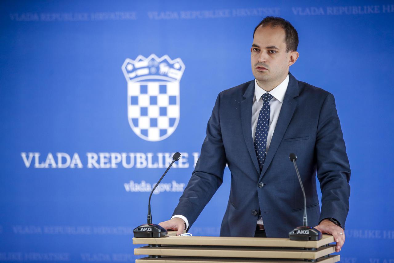 Zagreb: Ministar Ivan Malenica obratio se medijima nakon sjednice Vlade